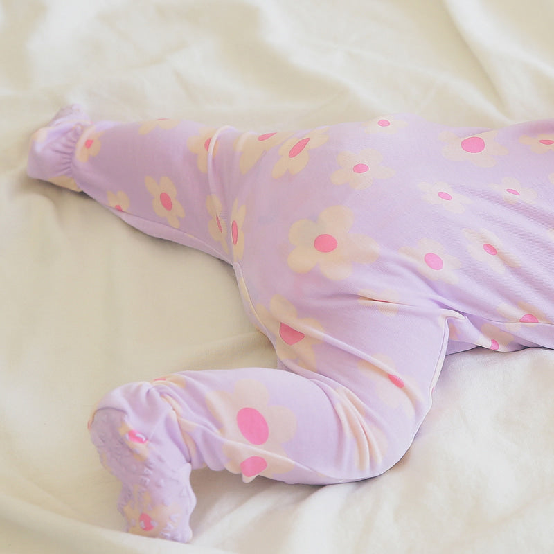 Vivid Purple Modal Footed Pajama