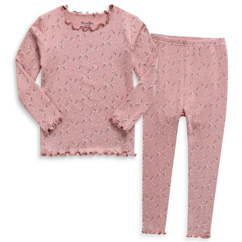 Wind Flower Long Sleeve Shirring