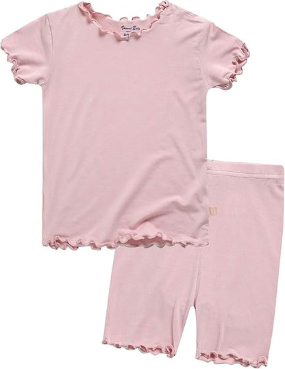 Essentials Viscose Short Sleeve Shirring Set