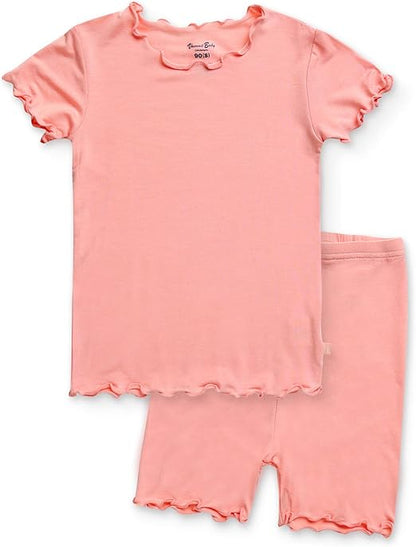 Essentials Viscose Short Sleeve Shirring Set