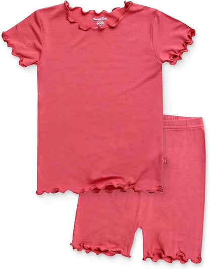 Essentials Viscose Short Sleeve Shirring Set