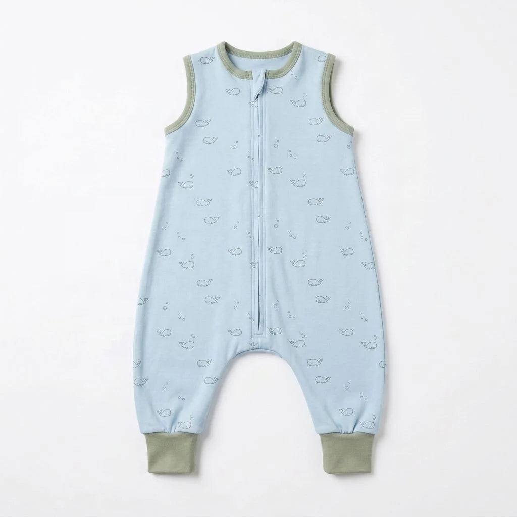 TomatoMaster Cotton Split Leg Wearable Blanket Romper, wholesale
