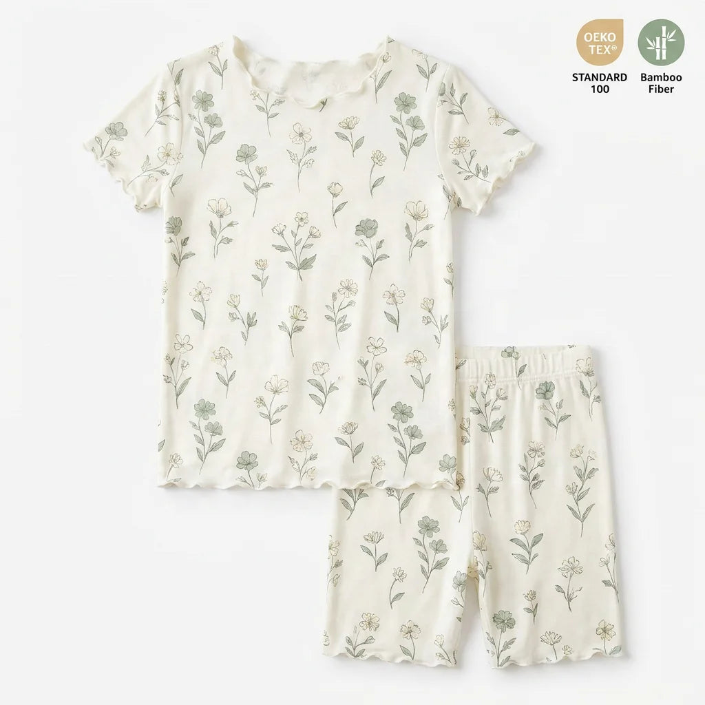 TomatoMaster Custom Print Bamboo Unisex Summer Outfit, wholesale