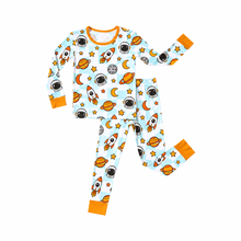 TomatoMaster cartoon print bamboo long sleeve pajama set, wholesale